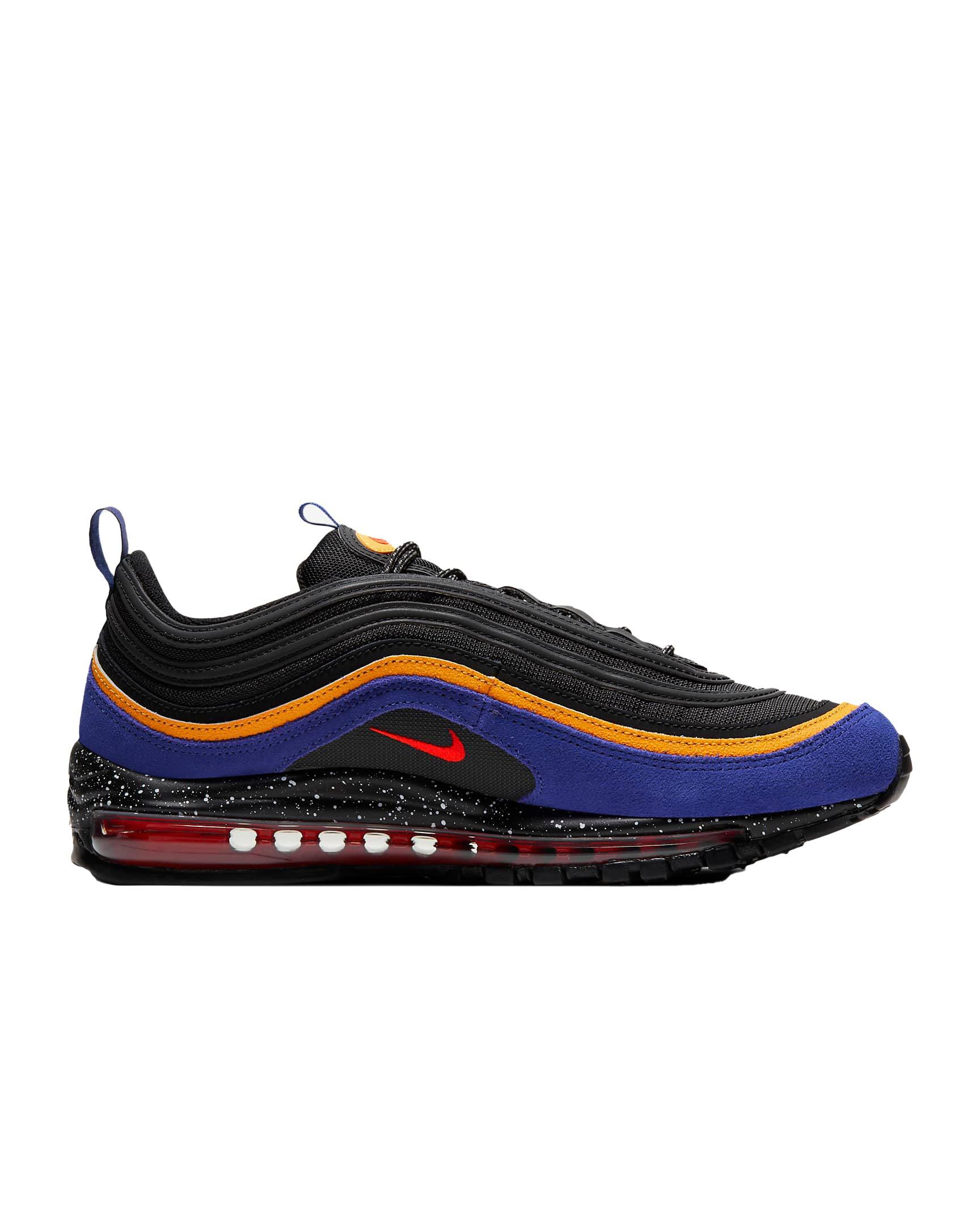 Nike Air Max 97 Black Gold Blue Grade School Boys Shoe Hibbett City Gear